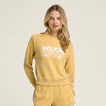 Wilson Kleding Wilson Sideline Crew Sweatshirt Dames-Goudgeel