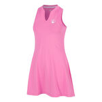 Quiet Please Tenniskleding Quiet Please Ace Jurk Dames - pink, wit