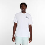 New Balance T-shirt New Balance Tennis Graphic T Shirt T-shirt Heren-wit, zwart