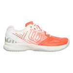 Wilson Tennisschoenen Wilson Kaos Comp 2.0 Gravelschoen Dames-Wit,Oranje
