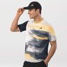 Topspin T-shirt Heren - goudgeel, donkerblauw