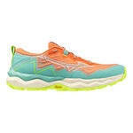 Mizuno Hardloopschoenen Mizuno Wave Daichi 9                   Trailschoen Dames-rood