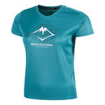 ASICS Kleding ASICS Fujitrail Logo Hardloopshirt Dames-Blauw