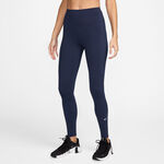 Nike Kleding Nike Dri-FIT One High Rise Tight Dames - donkerblauw, wit