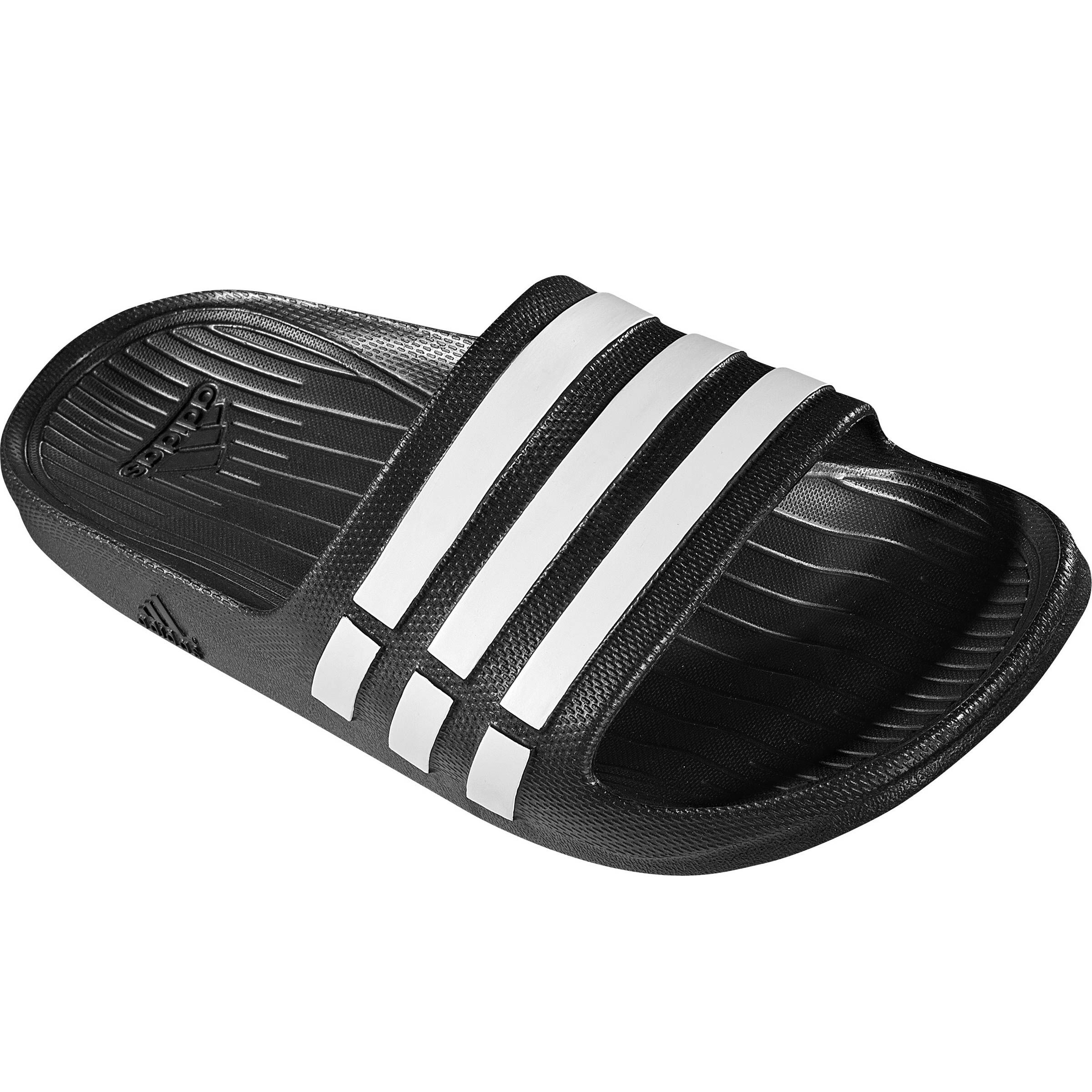 Duramo Slide Badslippers Heren Zwart Wit