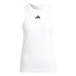adidas Kleding adidas Pro Y-Tank Tanktop Dames-Wit