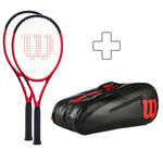 Wilson Racketpakket Wilson Clash 100 Pro V2.0 Tourracket