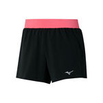 Mizuno Kleding Mizuno Alpha 4.5in Shorts Dames-Zwart,Pink