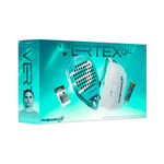 Bullpadel Padel racket Bullpadel Vertex 04 Pack Woman Padel racket Plus balverpakking, Plus overgrip, Plus rugzak-wit