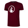 Create Trainings T-shirt Heren-Wijnrood,Wit