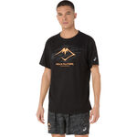 ASICS Kleding ASICS Fujitrail Logo Hardloopshirt Heren-Zwart