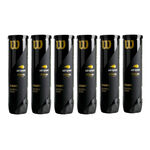 Wilson Bal met binnendruk Wilson US Open Verpakking 4 Stuks