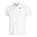 Nike Tenniskleding Nike Dri-Fit Solid Polo Heren-Wit