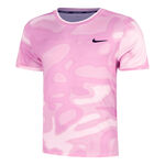 Nike Kleding Nike Court Dri-Fit Advantage Print T-shirt Heren-Pink,Roze