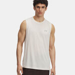 Under Armour Kleding Under Armour Trail Run Launch Hardloopshirt Heren - lichtgrijs, 