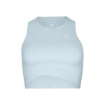 On Kleding On Court Crop Tanktop Dames-Blaugrau