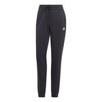 adidas Kleding adidas Essentials Linear French Terry Cuffed Trainingsbroek Dames-Zwart,Wit