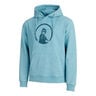 Create Washed Out Loose Fit Sweater Met Capuchon Heren-Lichtblauw,Petrolblauw