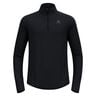 Zeroweight Warm Mid Layer 1/2 Zip Hardloopshirt Heren-Zwart