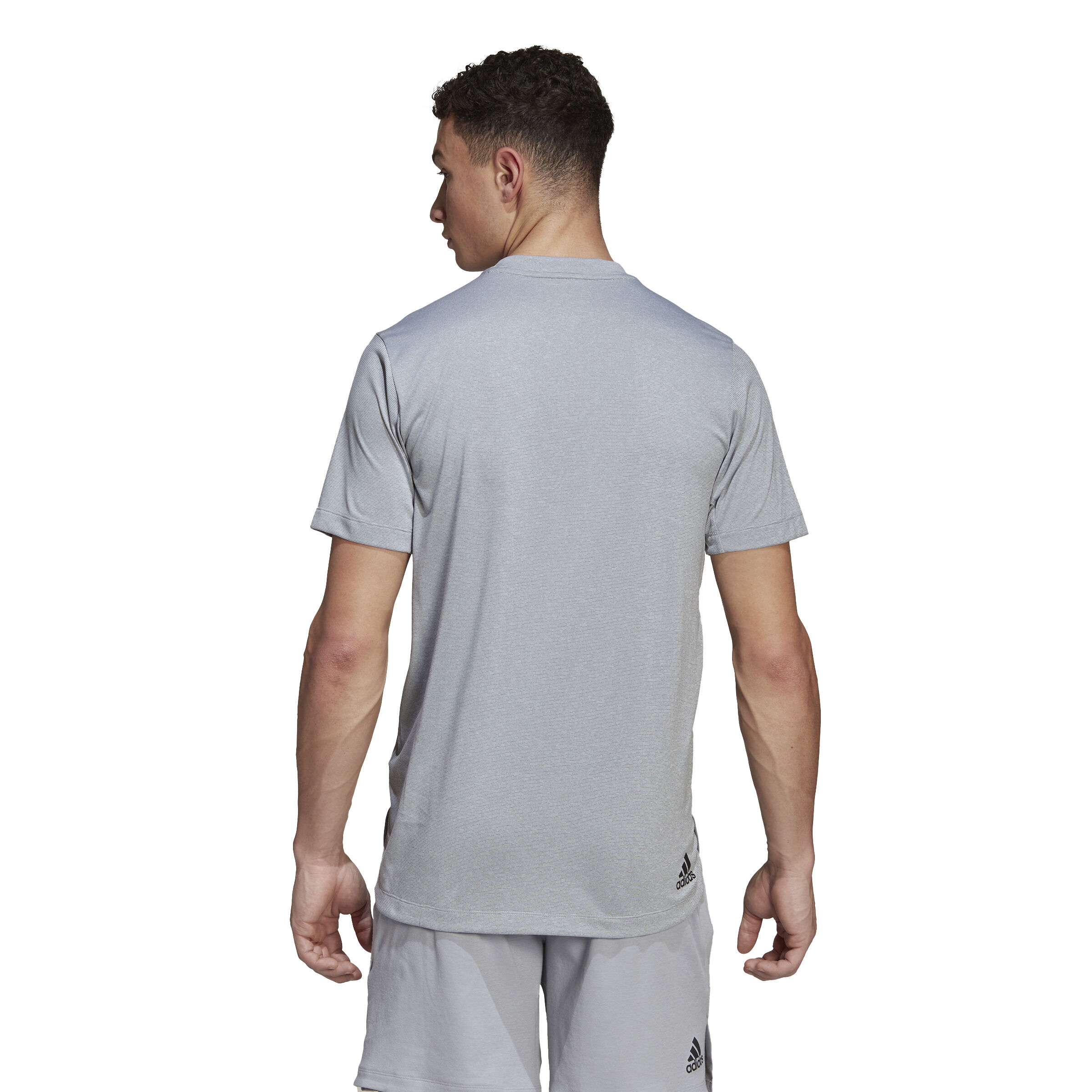 Adidas shirt heren zilver on sale
