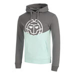 BIDI BADU Kleding BIDI BADU Lunis Lifestyle Sweater Met Capuchon Heren-Donkergrijs,Mint