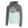 Lunis Lifestyle Sweater Met Capuchon Heren-Donkergrijs,Mint