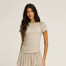 All Day T-shirt Dames-Beige