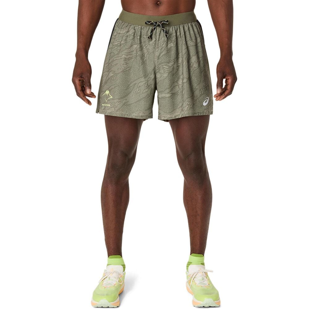 ASICS Fujitrail AOP 5in Hardloopshorts Heren