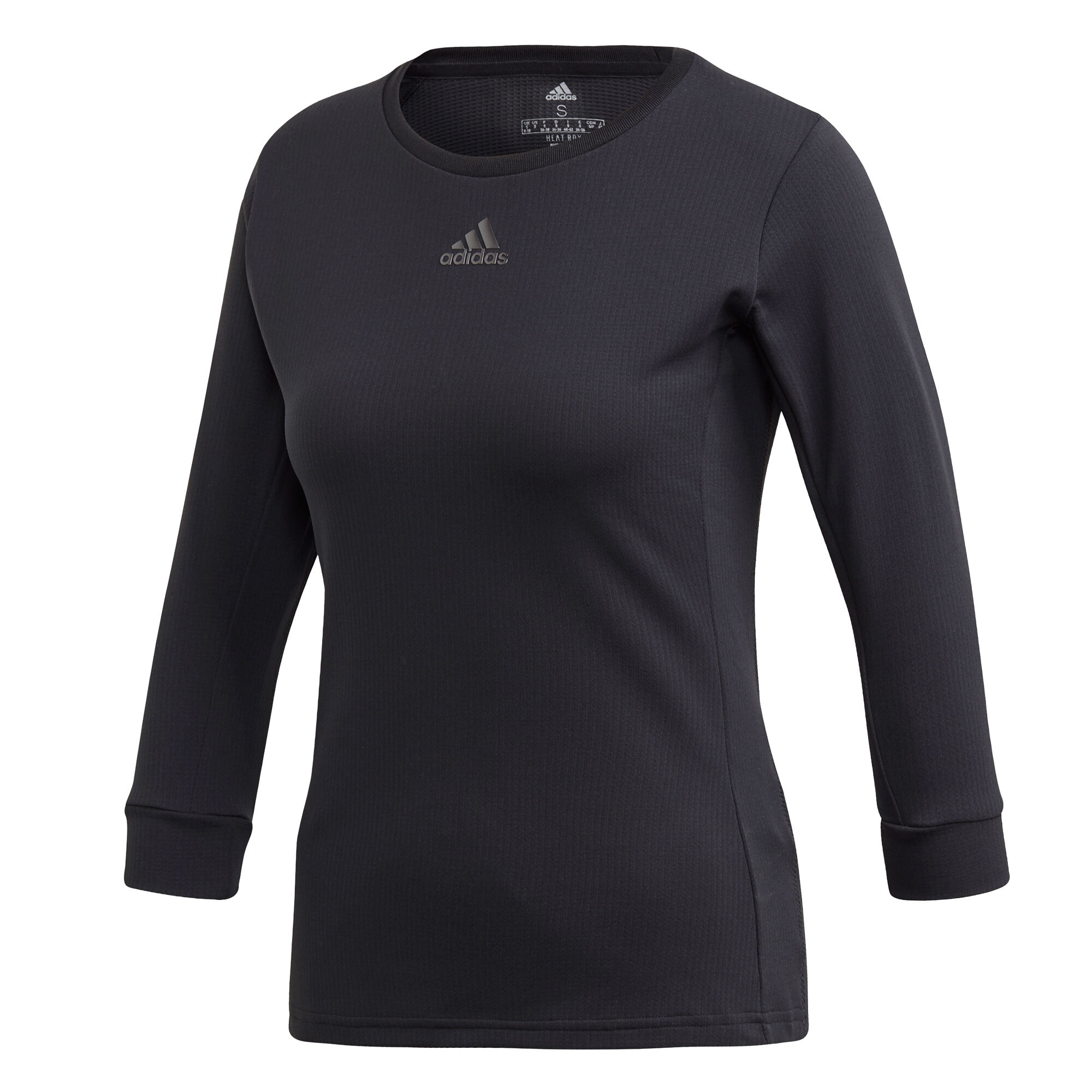 Heat Ready 34 Longsleeve Dames Zwart, Donkergrijs Heat Ready 34 Longsleeve Dames Zwart, Donkergrijs