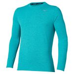 Mizuno Kleding Mizuno Core Impulse Hardloopshirt Heren - blauw, 
