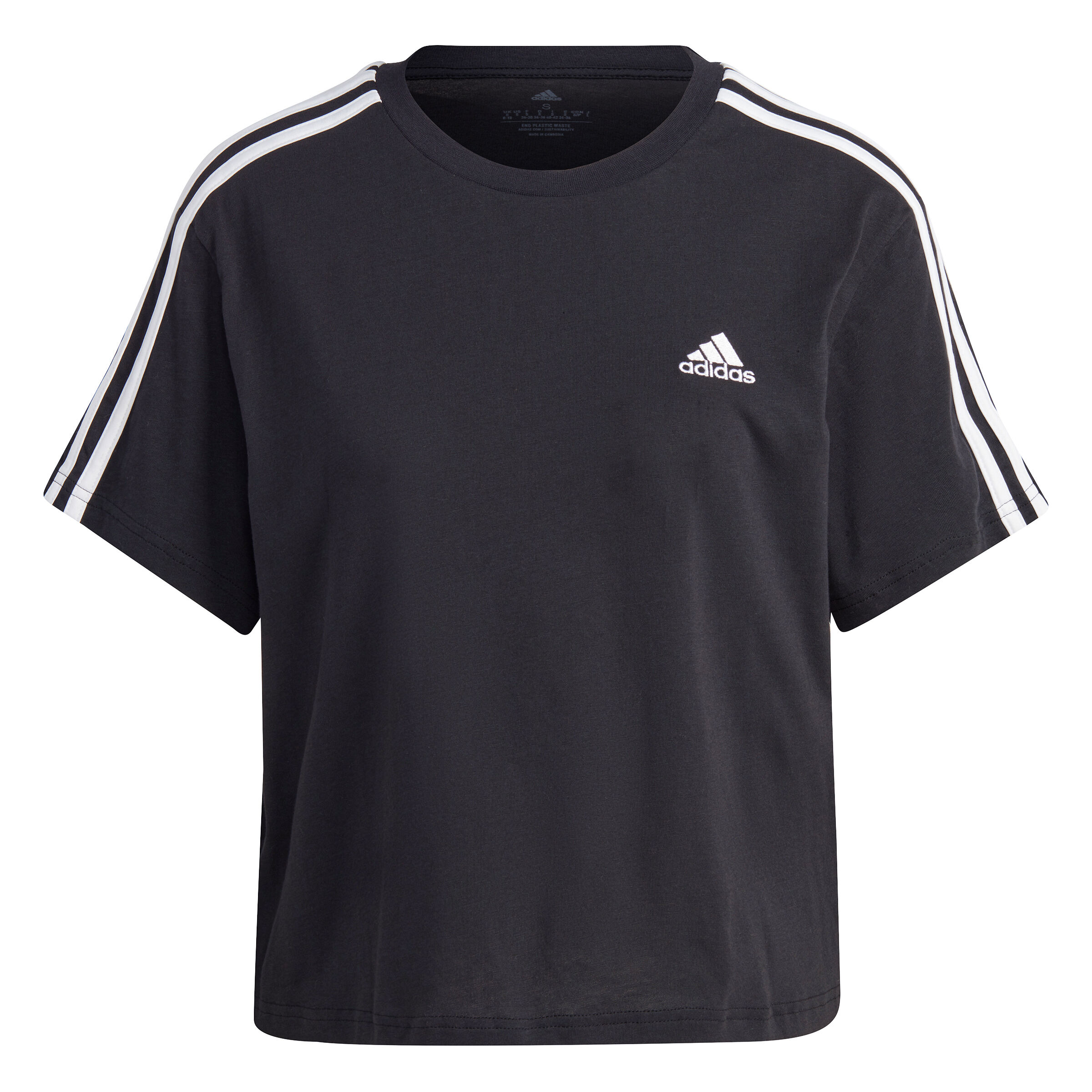 Adidas 3 stripes shirt dames clearance