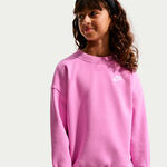 Nike Kleding Nike Sportswear Club Fleece Oversized Crew Sweatshirt Kinderen-mauve, wit