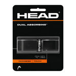 HEAD Basisgrips HEAD Dual Absorbing Verpakking 1 Stuk-Zwart