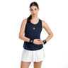 Crew Racerback Tanktop Dames-donkerblauw