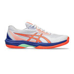 ASICS Padel schoenen ASICS Game FF Padel Schoen Heren-Wit,Koraal