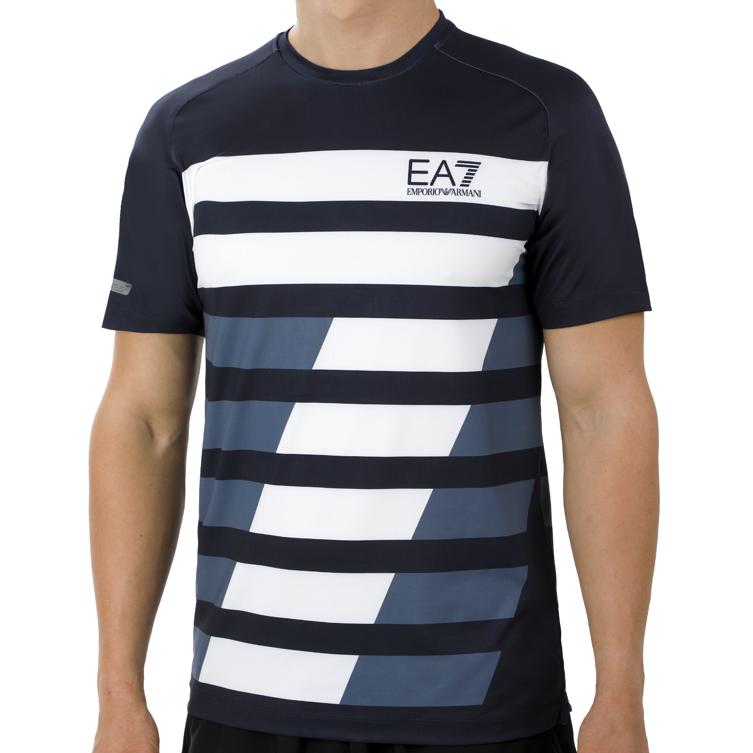 Buy EA7 T shirt Heren Donkerblauw Wit online Tennis Point NL