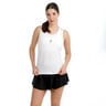 Crew Racerback Tanktop Dames-wit