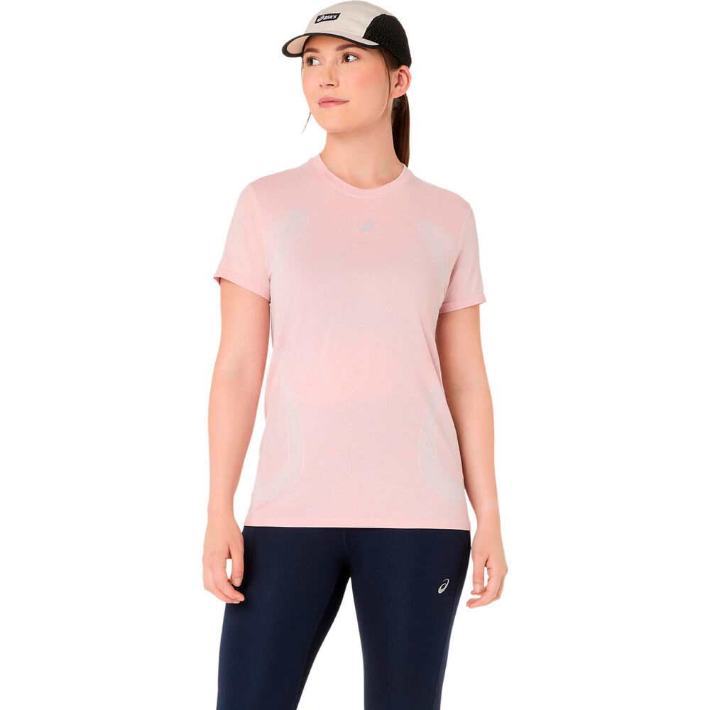ASICS Road Hardloopshirt Dames-roze, pink