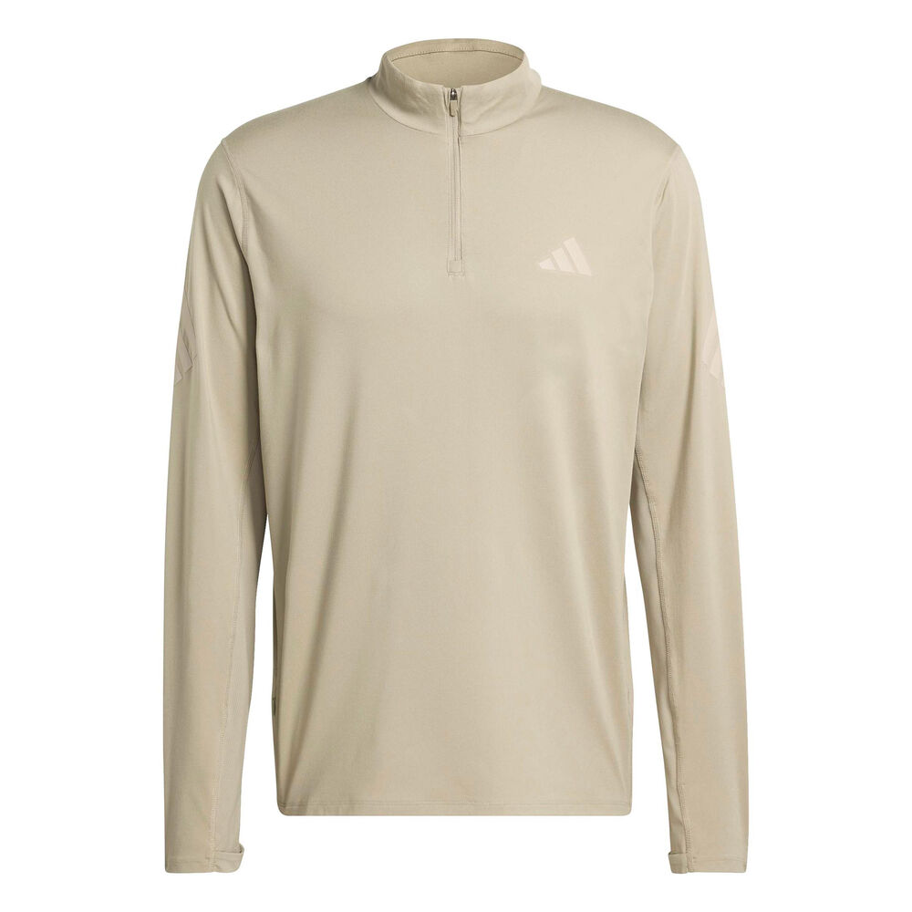 Adidas adi365 Zip  Hardloopshirt Heren-kaki